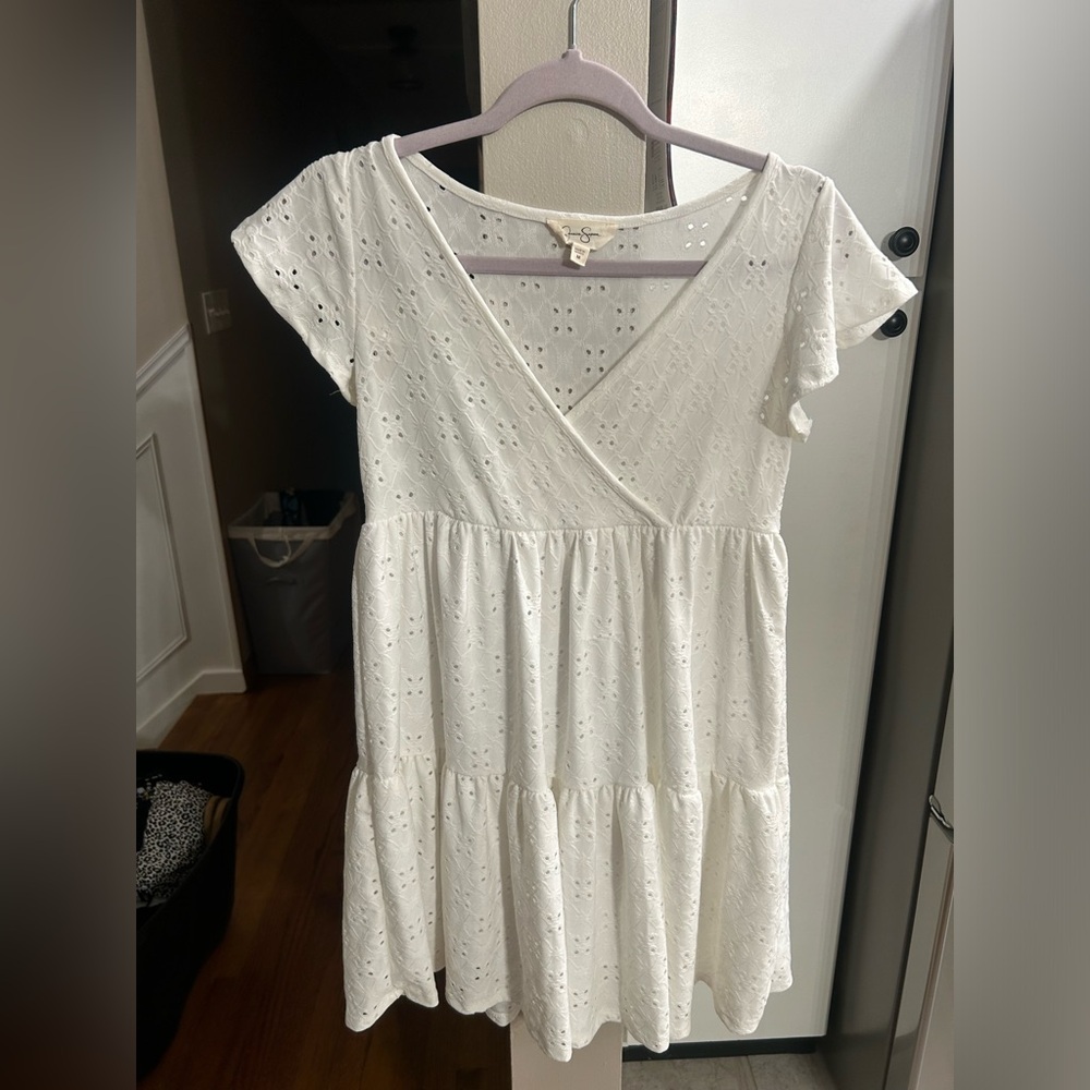 Jessica Simpson sun dress. White. Size M. Smoke free home. Worn once